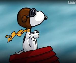 yapboz Snoopy pilot